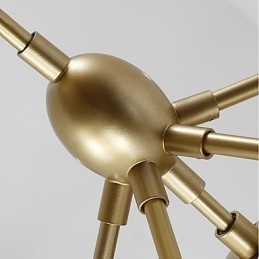 Κρεμαστό φωτιστικό Ten Light Post Modern Europe Style Modo Metal Glass The Foyer Decorate Industrial Chandelier Lamp