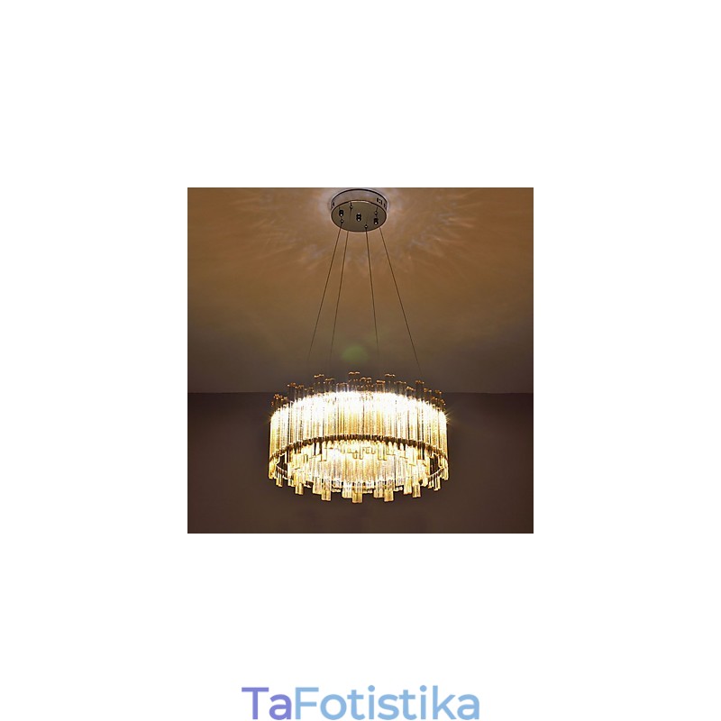 Χαρακτηριστικό παραδοσιακής κλασικής ζωγραφικής για κρεμαστό φως από ξύλο μπαμπού Mini Style