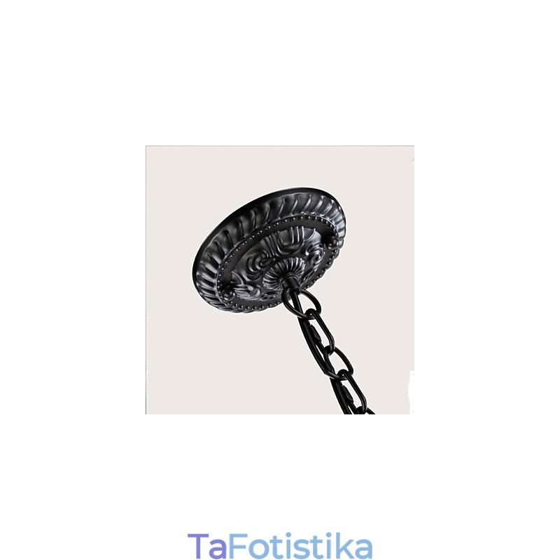 Φωτιστικά καινοτομίας Ευρωπαϊκό στυλ Φωτιστικό από σφυρήλατο σίδερο Πρωτοτυπία Ατομικότητα Διακόσμηση Φωτιστικό κεριού Πολυέλαιος