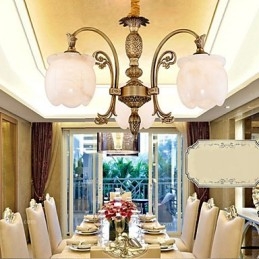 Η λάμπα Copper Marble Lamp American