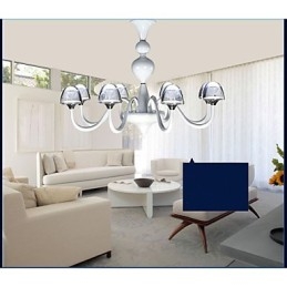 Μοντέρνο μινιμαλιστικό δημιουργικό κρυστάλλινο κρεμαστό μανιτάρι 8