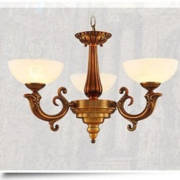 The Chinese Style Marble lamp Chandelier Full Copper φωτιστικό Chandelier
