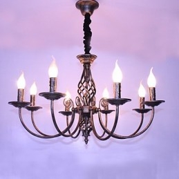 Retro Designers Candle Style Others Μεταλλικός πολυέλαιος