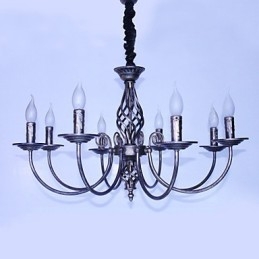 Retro Designers Candle Style Others Μεταλλικός πολυέλαιος