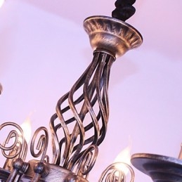 Retro Designers Candle Style Others Μεταλλικός πολυέλαιος