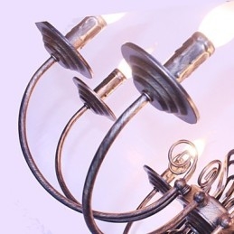 Retro Designers Candle Style Others Μεταλλικός πολυέλαιος