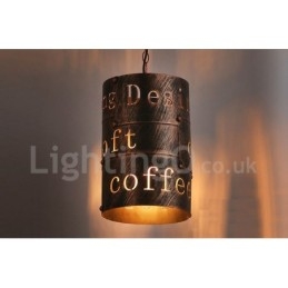 1 Light Retro Vintage Κρεμαστό Φωτιστικό Cafe House Κρεμαστό φωτιστικό