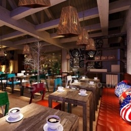 1 Light Retro Vintage Κρεμαστό Φωτιστικό Cafe House Κρεμαστό φωτιστικό