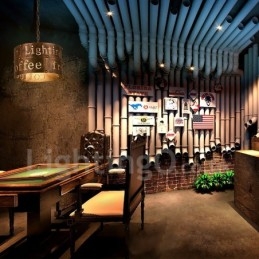 1 Light Retro Vintage Κρεμαστό Φωτιστικό Cafe House Κρεμαστό φωτιστικό