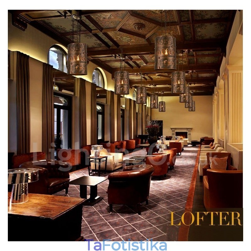 1 Light Retro Vintage Κρεμαστό Φωτιστικό Cafe House Κρεμαστό φωτιστικό