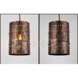 1 Light Retro Vintage Κρεμαστό Φωτιστικό Cafe House Κρεμαστό φωτιστικό