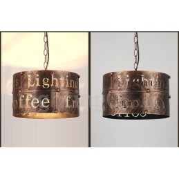 1 Light Retro Vintage Κρεμαστό Φωτιστικό Cafe House Κρεμαστό φωτιστικό