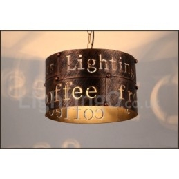 1 Light Retro Vintage Κρεμαστό Φωτιστικό Cafe House Κρεμαστό φωτιστικό