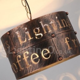1 Light Retro Vintage Κρεμαστό Φωτιστικό Cafe House Κρεμαστό φωτιστικό