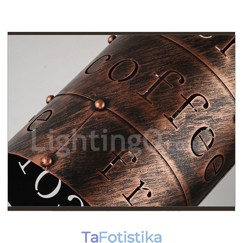 1 Light Retro Vintage Κρεμαστό Φωτιστικό Cafe House Κρεμαστό φωτιστικό