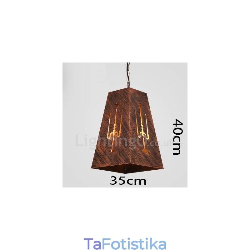 1 Light Retro Vintage Κρεμαστό Φωτιστικό Cafe House Κρεμαστό φωτιστικό