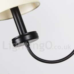 Πολυέλαιος 5 Light Retro Contemporary Μαύρο Κερί