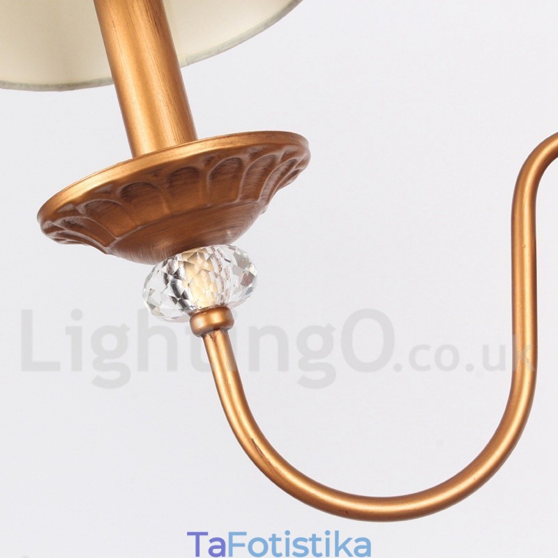 Πολυέλαιος 8 Light Retro Style Candle