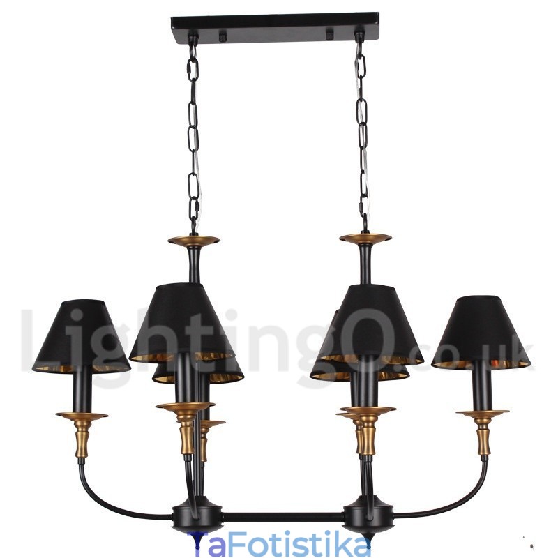 Πολυέλαιος 6 Light Retro Contemporary Style Candle