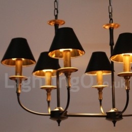 Πολυέλαιος 6 Light Retro Contemporary Style Candle