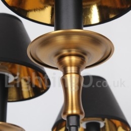 Πολυέλαιος 6 Light Retro Contemporary Style Candle