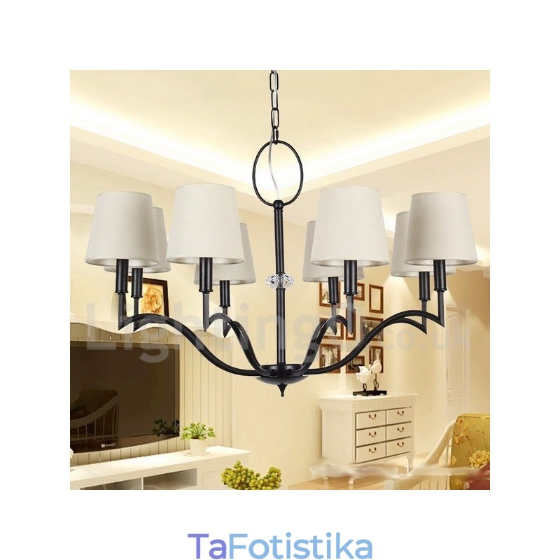 Πολυέλαιος 8 Light Modern Contemporary Style Candle
