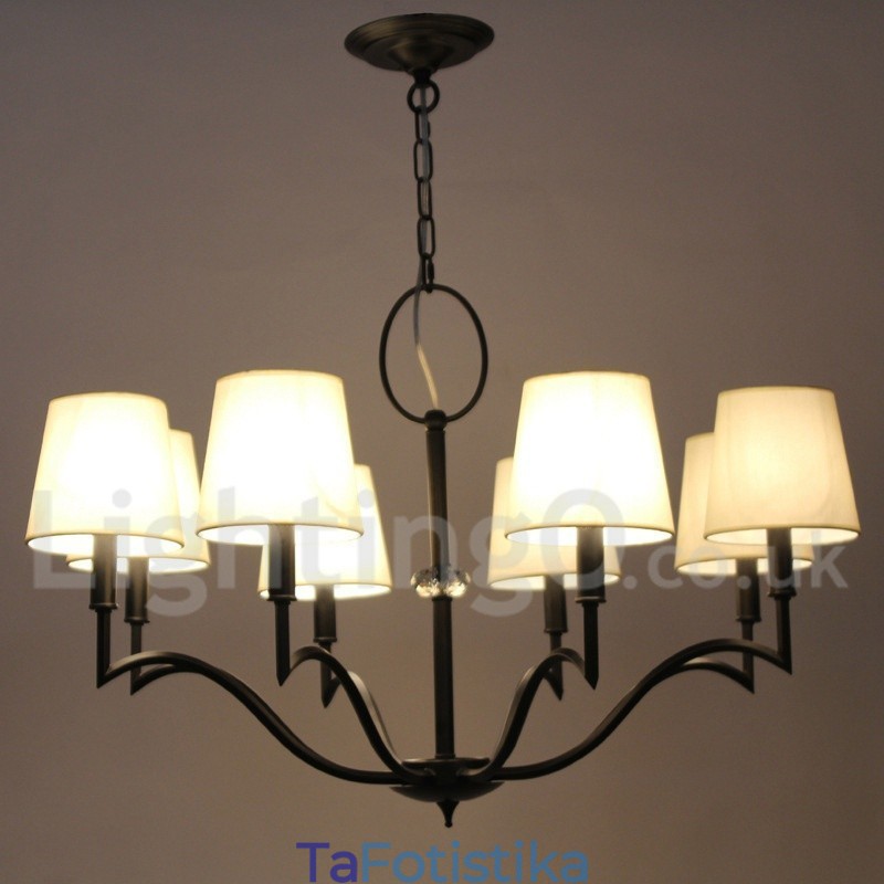Πολυέλαιος 8 Light Modern Contemporary Style Candle