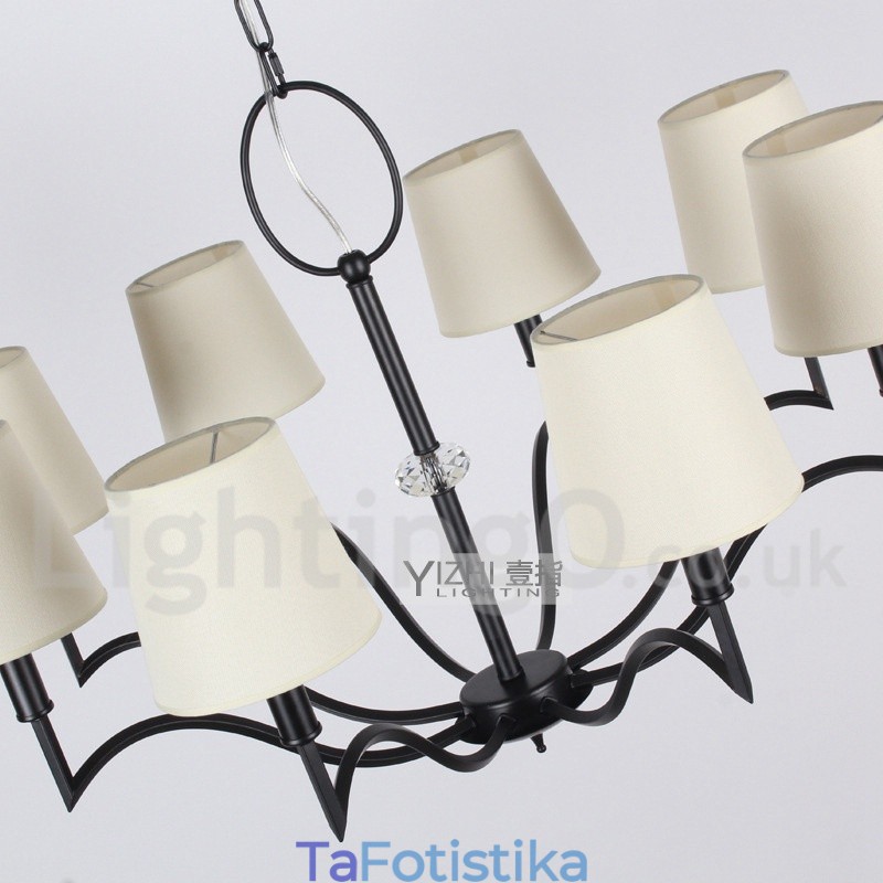 Πολυέλαιος 8 Light Modern Contemporary Style Candle