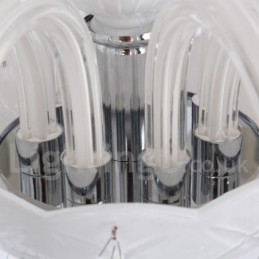 Πολυέλαιος 3 Ανοιχτός Λευκός Κ9 Crystal Candle Style Chandelier
