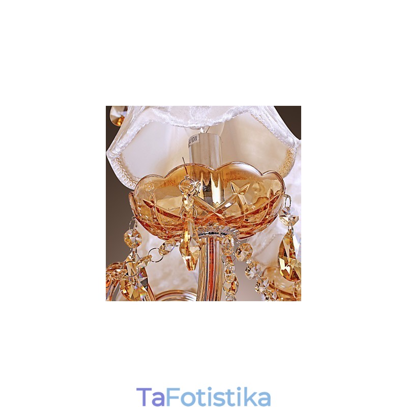 Πολυέλαιος European Style Luxury 6 Light με κρύσταλλο K9