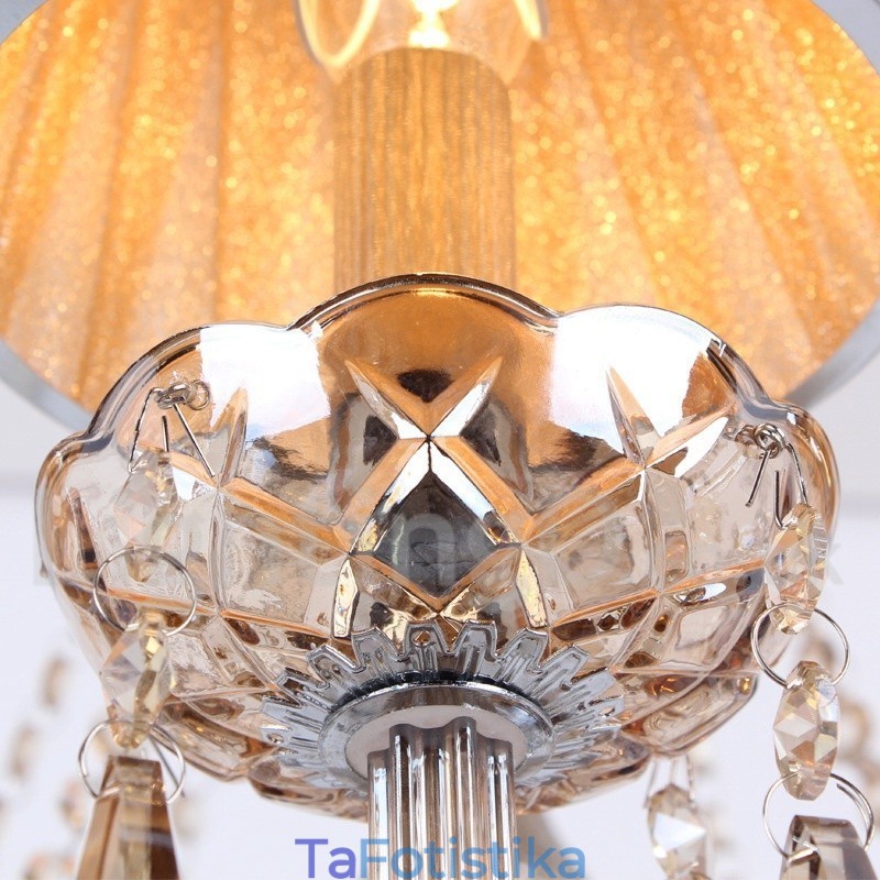 Πολυέλαιος 8 Light K9 Crystal Candle Style