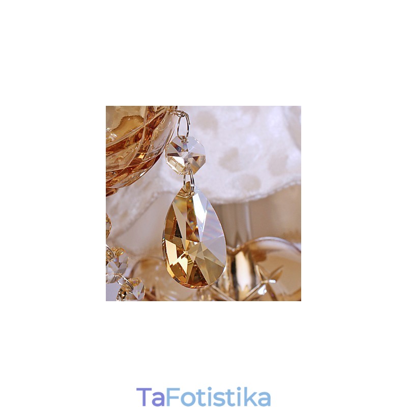 Πολυέλαιος European Style Luxury 6 Light με κρύσταλλο K9