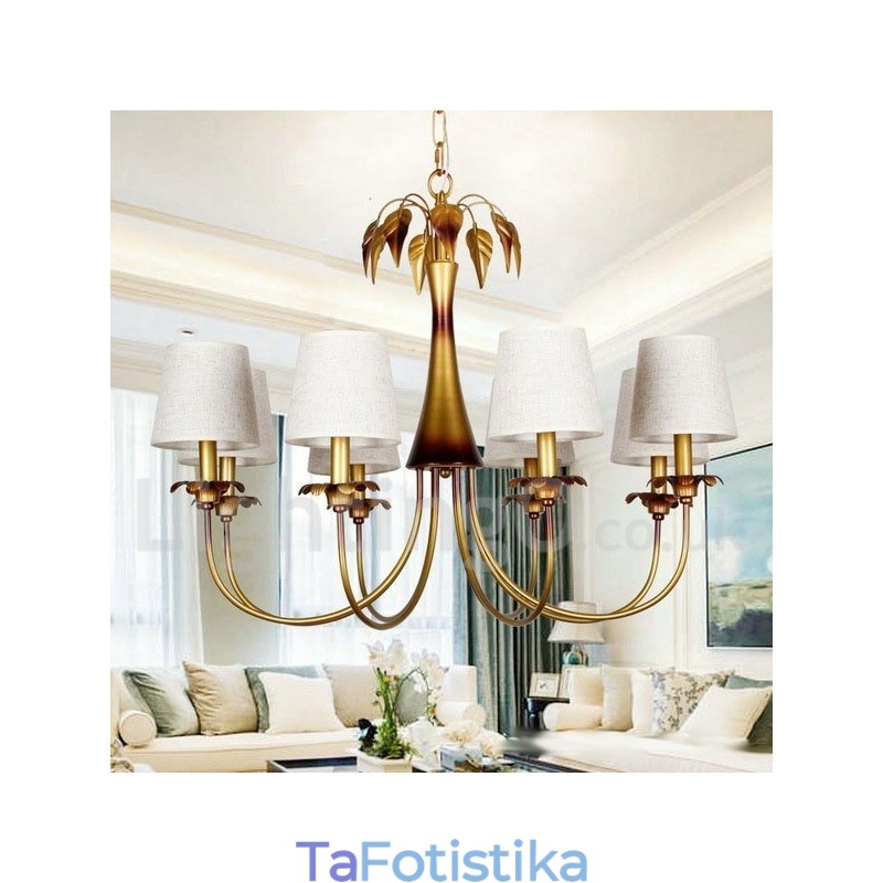 Πολυέλαιος 8 Light Modern Contemporary Rustic Style Candle