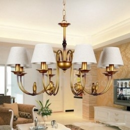 Πολυέλαιος 8 Light Modern Contemporary Rustic Retro Style Candle