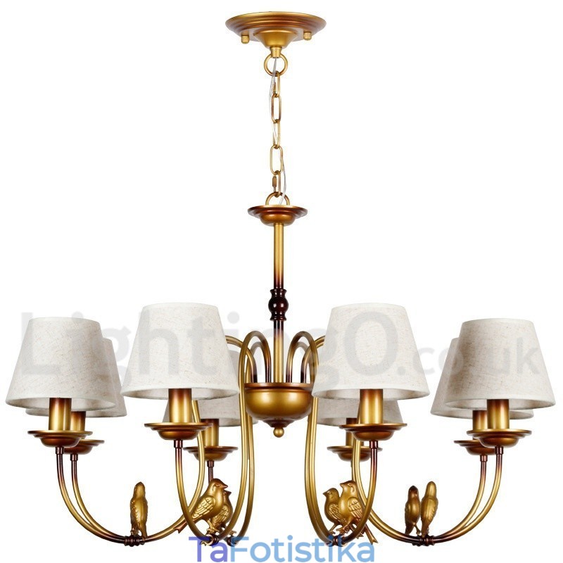 Πολυέλαιος 8 Light Modern Contemporary Rustic Retro Style Candle