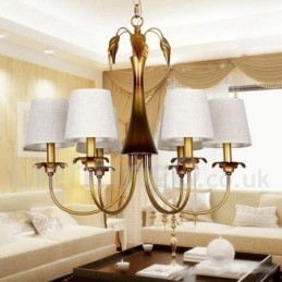 Πολυέλαιος 6 Light Modern Contemporary Rustic Style Candle