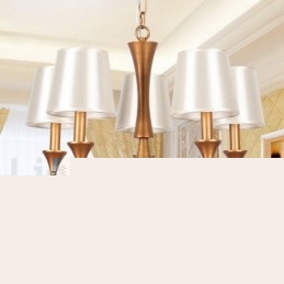 Πολυέλαιος 5 Light Rustic Mediterranean Style Candle Style
