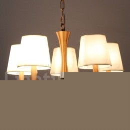 Πολυέλαιος 5 Light Rustic Mediterranean Style Candle Style