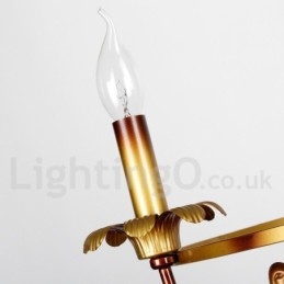 Πολυέλαιος 12 Light Retro Style Candle