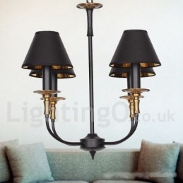 Πολυέλαιος 4 Light Retro Contemporary Style Candle