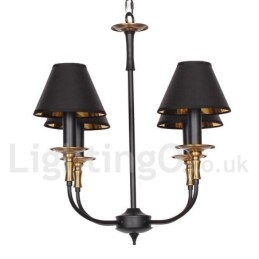 Πολυέλαιος 4 Light Retro Contemporary Style Candle