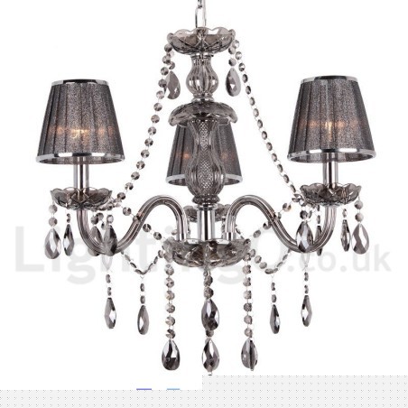 Πολυέλαιος 3 Light K9 Crystal Style Candle