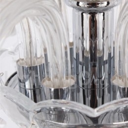 Πολυέλαιος 8 Light Contemporary K9 Crystal Style Candle