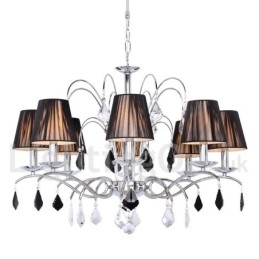Πολυέλαιος 8 Light Contemporary K9 Crystal Style Candle