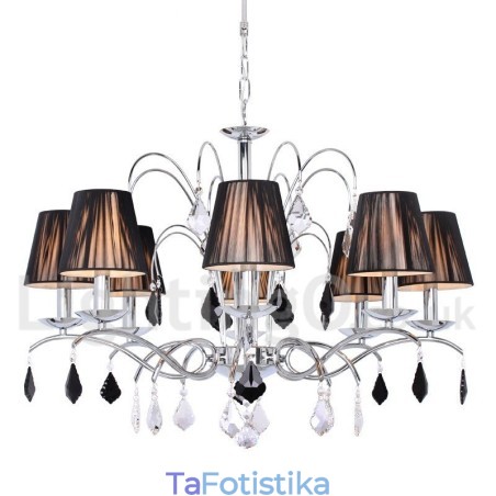 Πολυέλαιος 8 Light Contemporary K9 Crystal Style Candle Πολυέλαιος 8 Light Contemporary K9 Crystal Style Candle