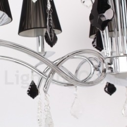Πολυέλαιος 8 Light Contemporary K9 Crystal Style Candle