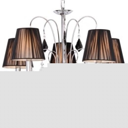Πολυέλαιος 5 Light Contemporary K9 Crystal Style Candle