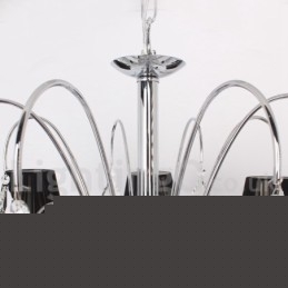 Πολυέλαιος 5 Light Contemporary K9 Crystal Style Candle