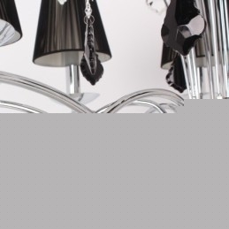 Πολυέλαιος 5 Light Contemporary K9 Crystal Style Candle