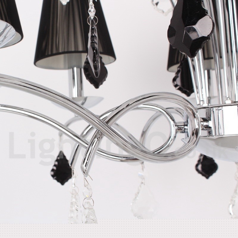 Πολυέλαιος 5 Light Contemporary K9 Crystal Style Candle